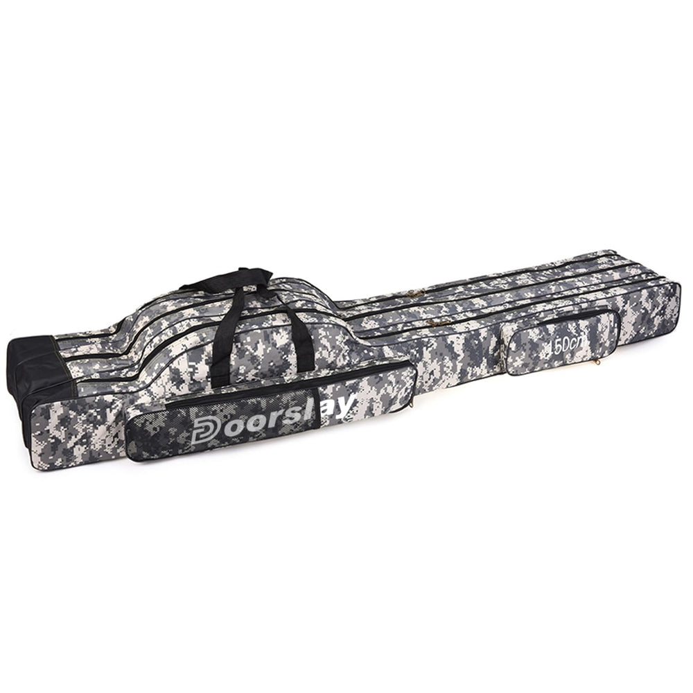 Doorslay fishing bag with spacious compartments for organized tackle on trips