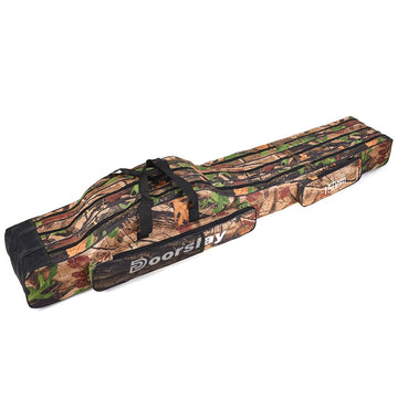doorslay portable folding fishing tackle bag with durable carry handle and high capacity