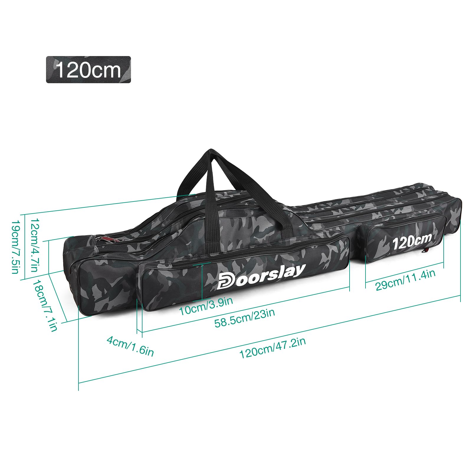 Doorslay reinforced edges resist wear during rugged outdoor use