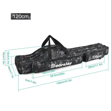 Doorslay reinforced edges resist wear during rugged outdoor use