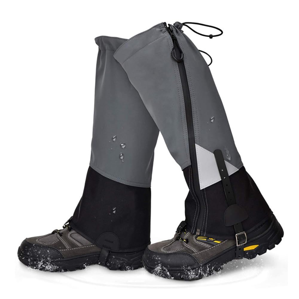 Doorslay Snake Chaps gaiters front view for hiking with waterproof protection