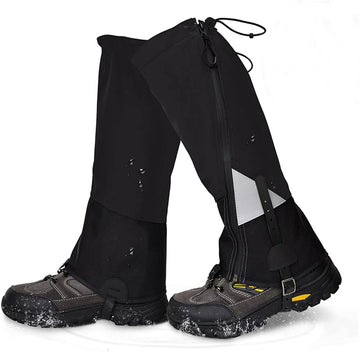 Doorslay Snake Chaps waterproof gaiters shield legs during rugged hiking adventures.