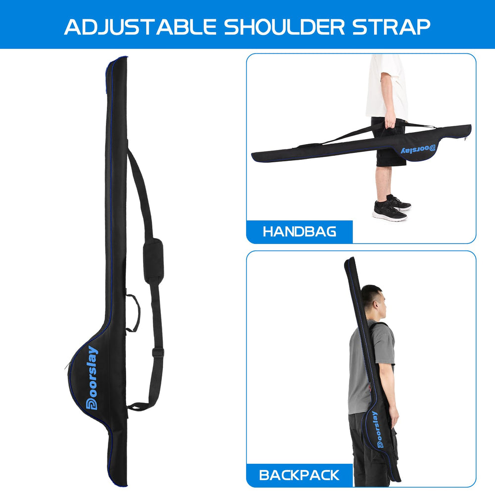 Doorslay sturdy rod and reel compartments help organize gear efficiently.