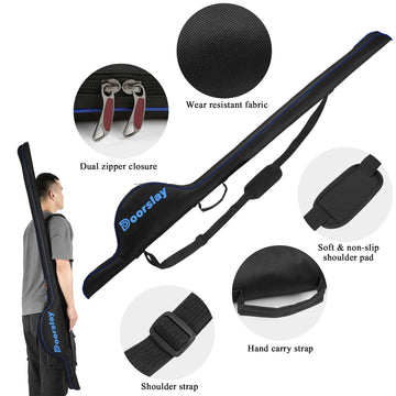 Doorslay waterproof nylon fabric keeps contents dry in damp conditions.