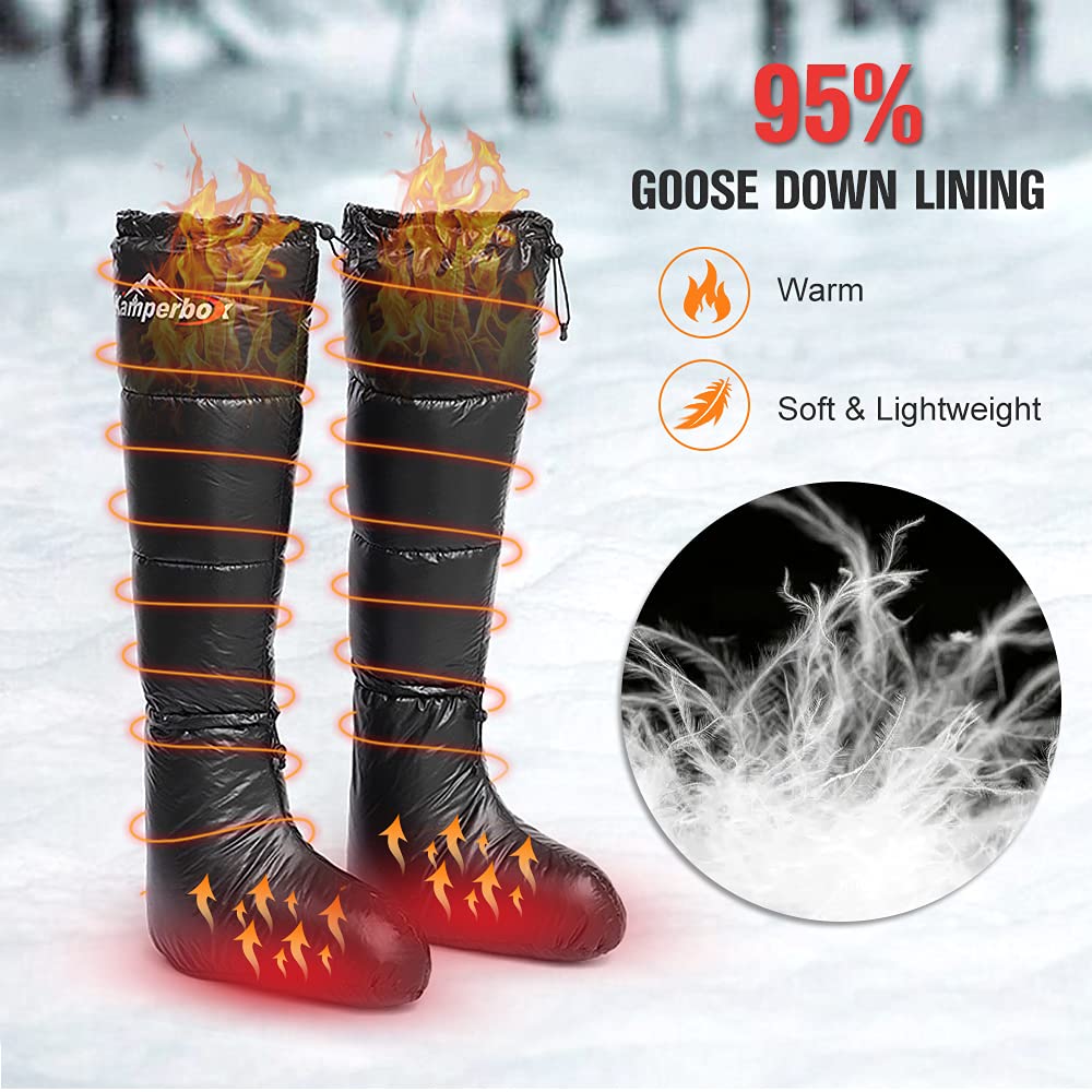 Doorslay windproof thermal booties block gusts while indoors or outside