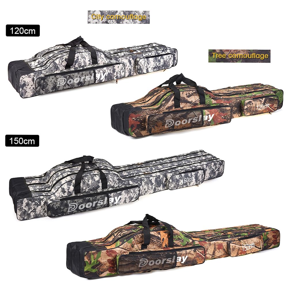 Spacious storage capacity for fishing tackle and reels
