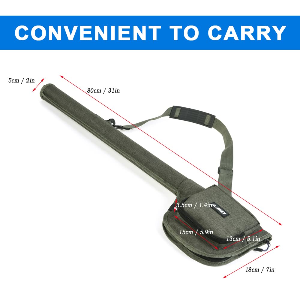 Water-resistant canvas material of Doorslay fishing bag