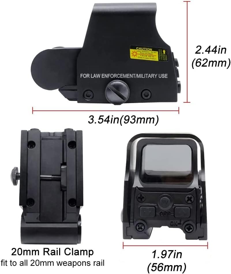 DOPETANE 20mm Picatinny rail mount for secure attachment and rapid setup