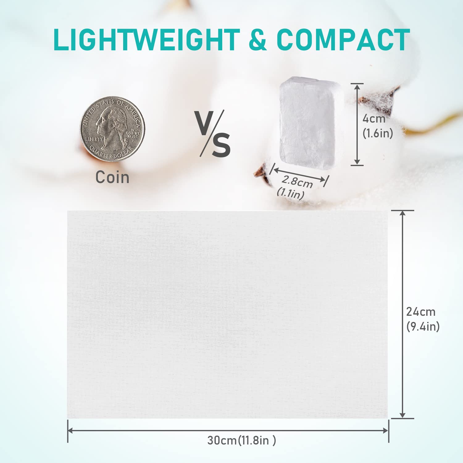 DOPI high-quality disposable towel for outdoor use and occasional reuse.