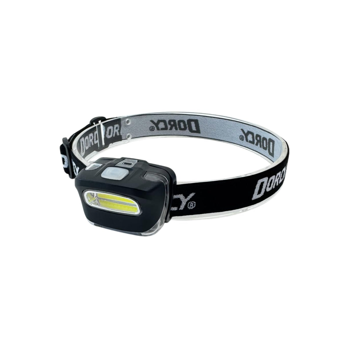 Dorcy 41-2095 headlamp front view showing compact hands free lighting for night tasks