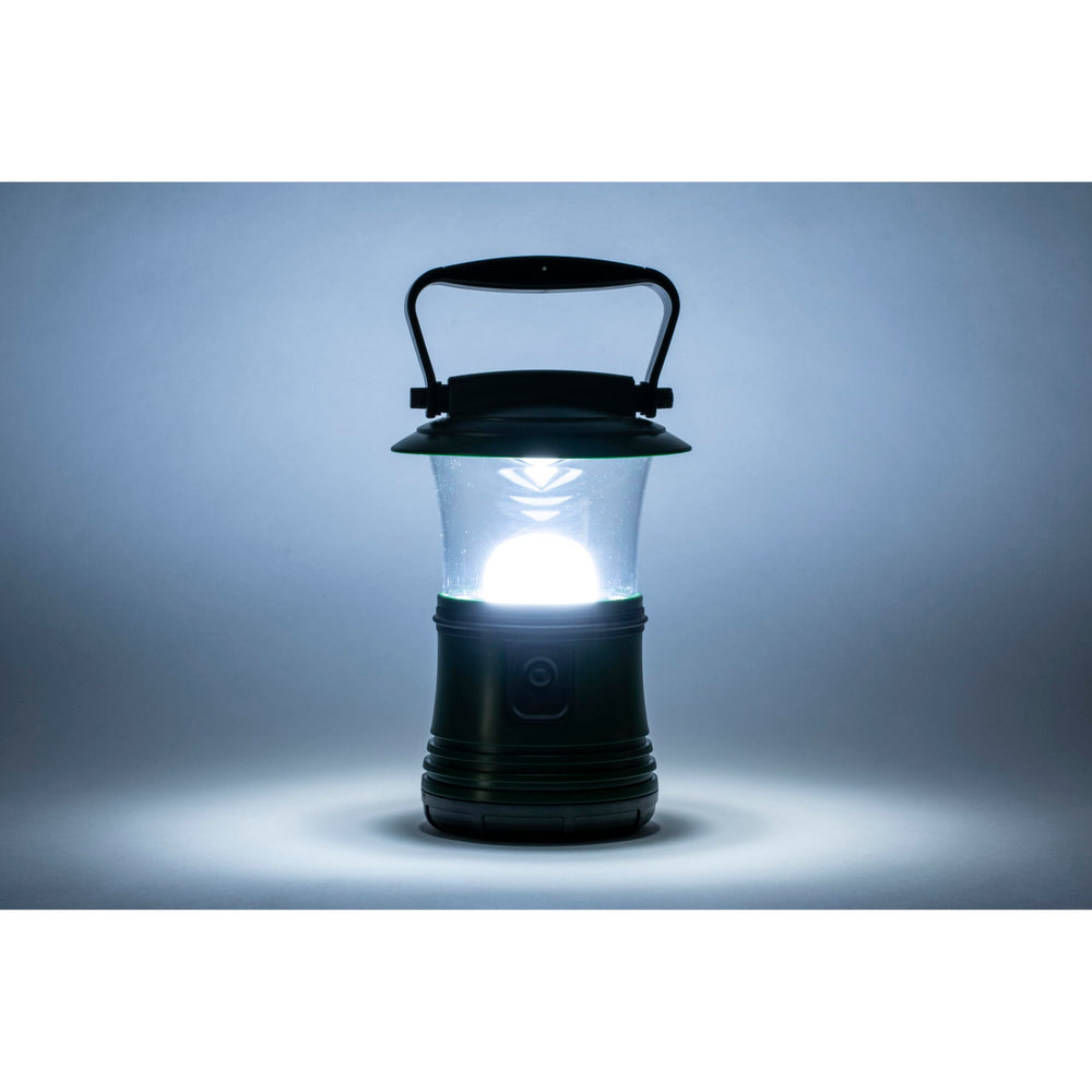Dorcy Adventure diffuser emphasizes even 360° coverage across tents and seating areas.