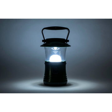 Dorcy 500-Lumen 3D LED with built-in hook for hanging inside shelters.