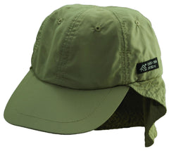 Dorfman Hat Co. Men's Supplex Flap Fisher Cap in Fossil color – image 1
