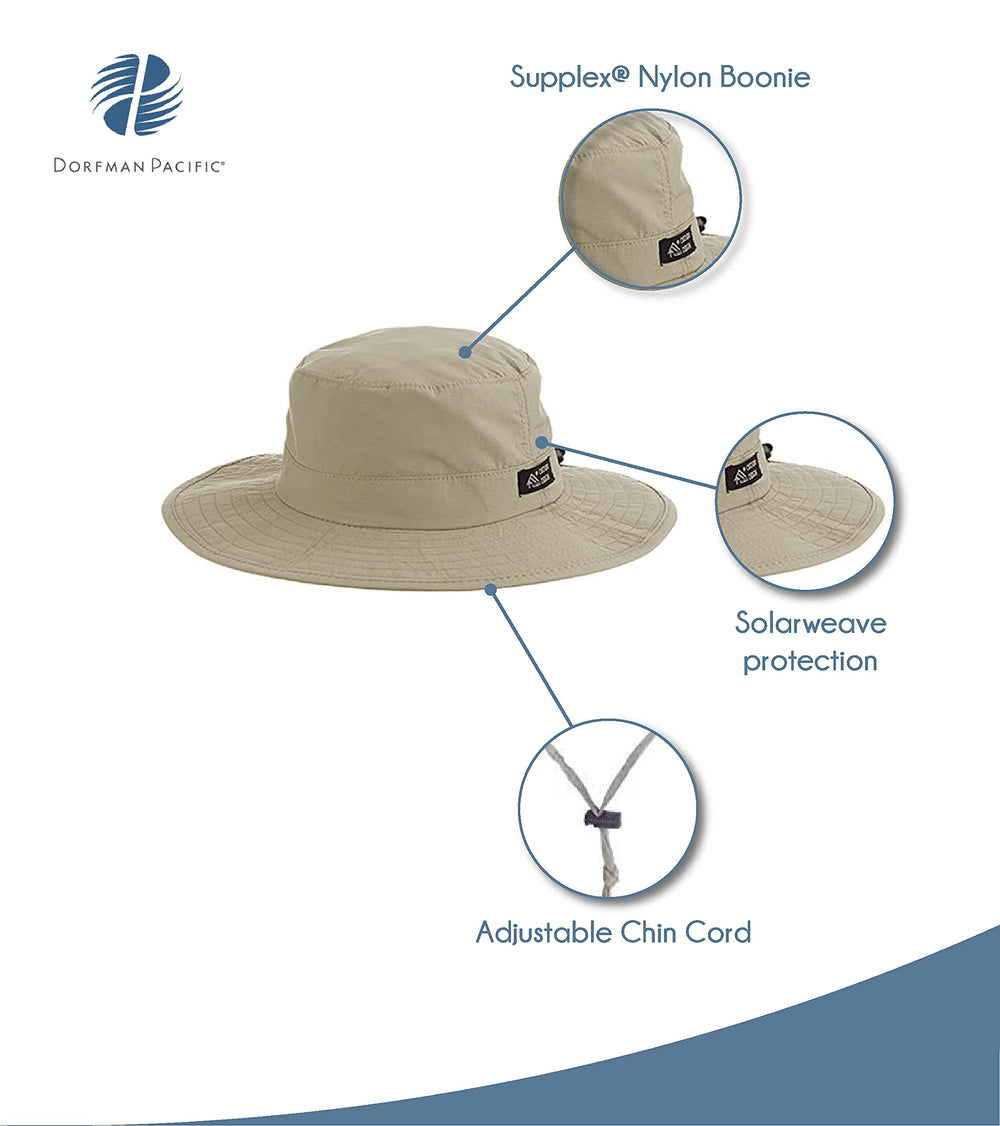 Dorfman Pacific boonie hat UPF 50+ provides sun protection on sunny days.