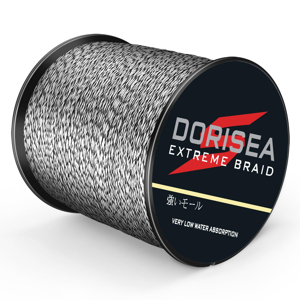 Dorisea Extreme Braid 100m multi-color closeup for accurate casting visibility