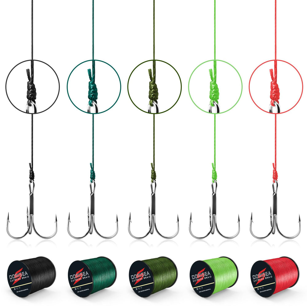 Dorisea Extreme Braid color protection tech preserves fading-free visibility.