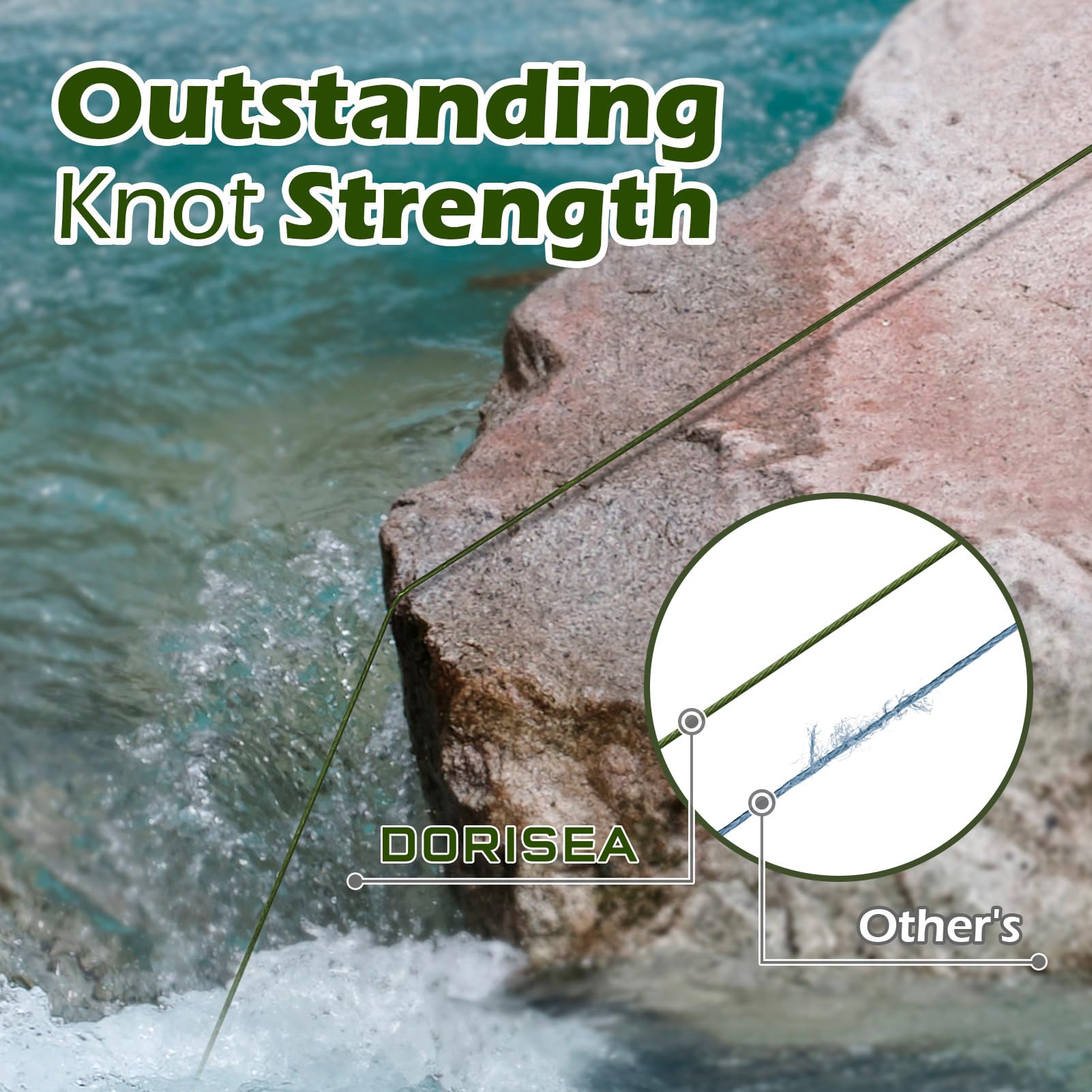 Dorisea Extreme Braid easy knot tying supports secure connections