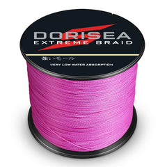 Dorisea Extreme Braid four-strand construction close-up highlighting durability and strength.