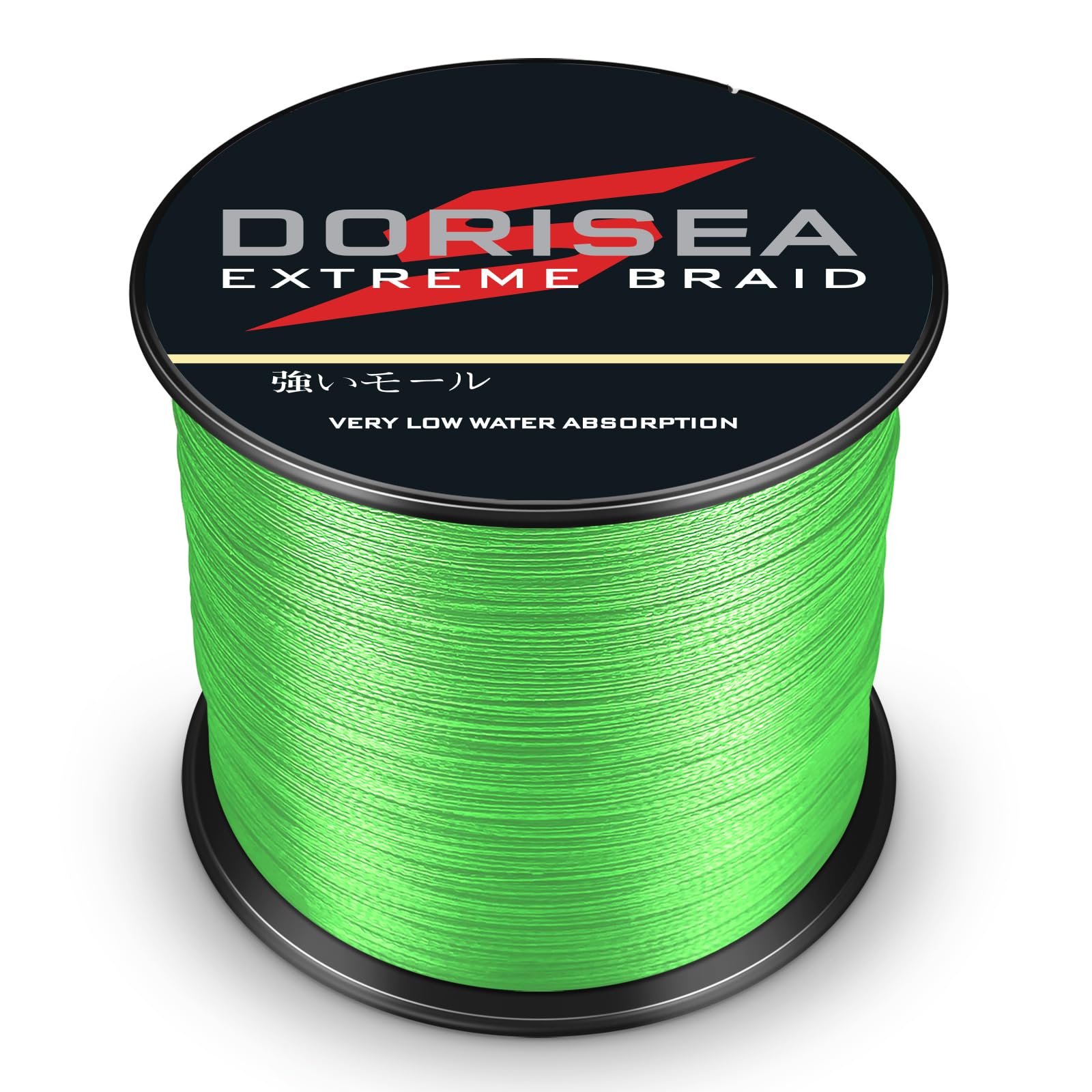 Dorisea Extreme Braid four-strand PP fiber closeup shows ultra-strong construction
