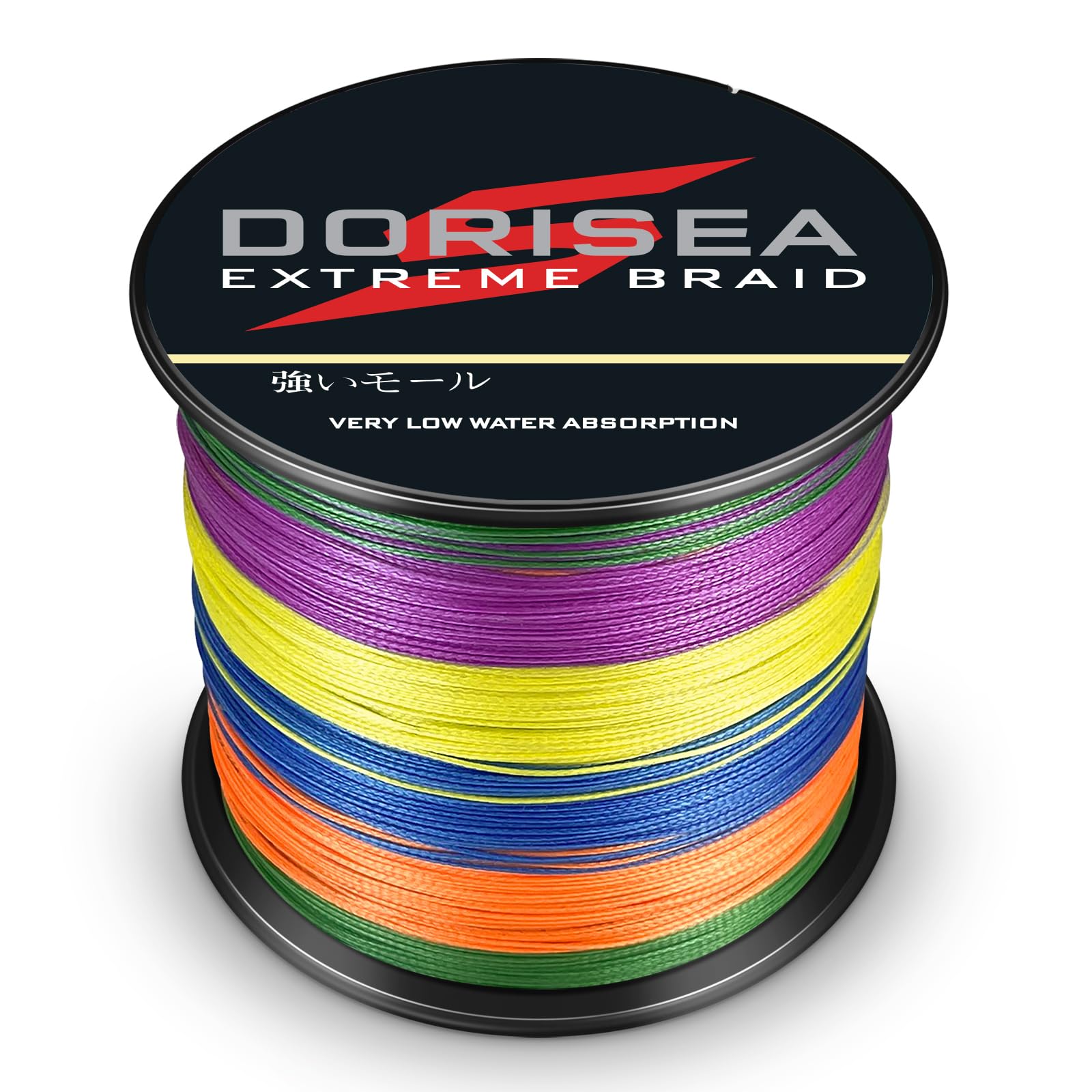 Dorisea Extreme Braid UHMWPE fiber structure reveals ultra-strong braided construction.