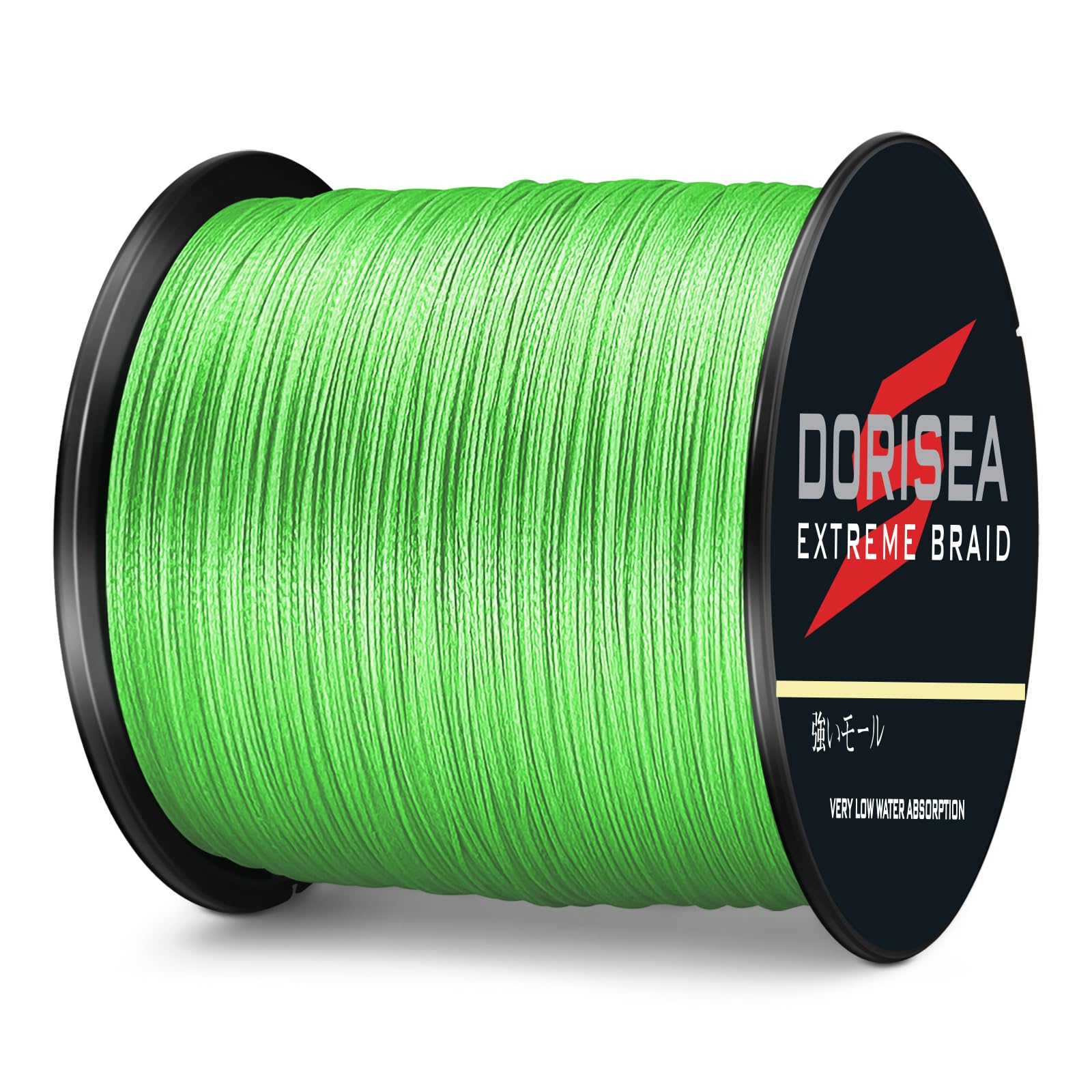 Dorisea Extreme Braid zero-stretch closeup emphasizes sensitivity for bites