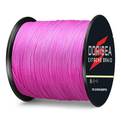 Dorisea Extreme Braid zero-stretch line under tension shows bite sensitivity.