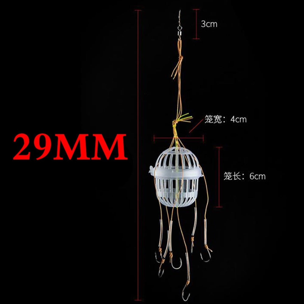 DorkTees Sea Monster Basket holding six sturdy hooks.