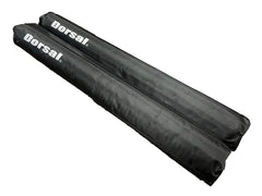 DORSAL pads with easy-on-off hook-and-loop bottom closure for quick loading