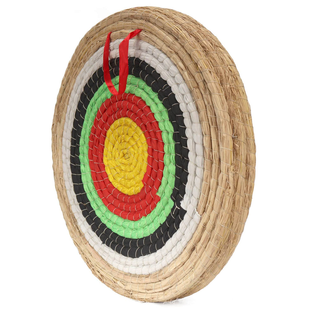 Dostyle archery target round straw face for eco-friendly practice.