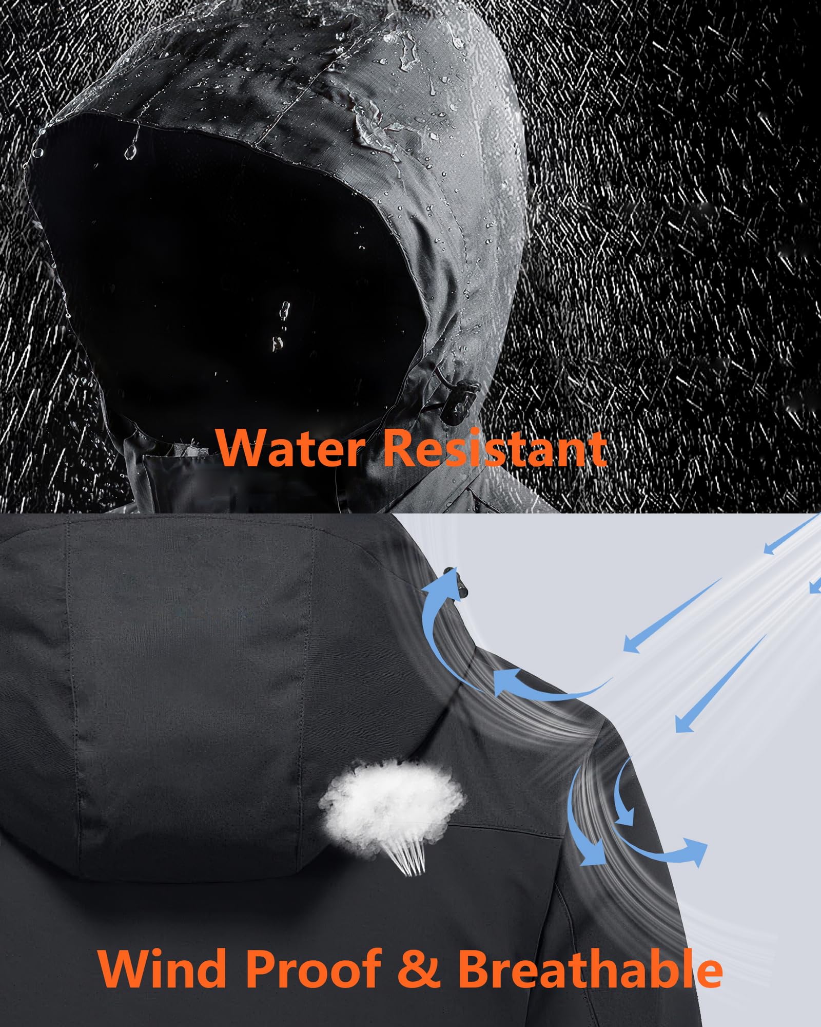 Doubern Official graphene heated jacket – stylish fit for work, travel, or casual wear.