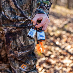 Double Drag Combo scent drag system ready for hunting stand