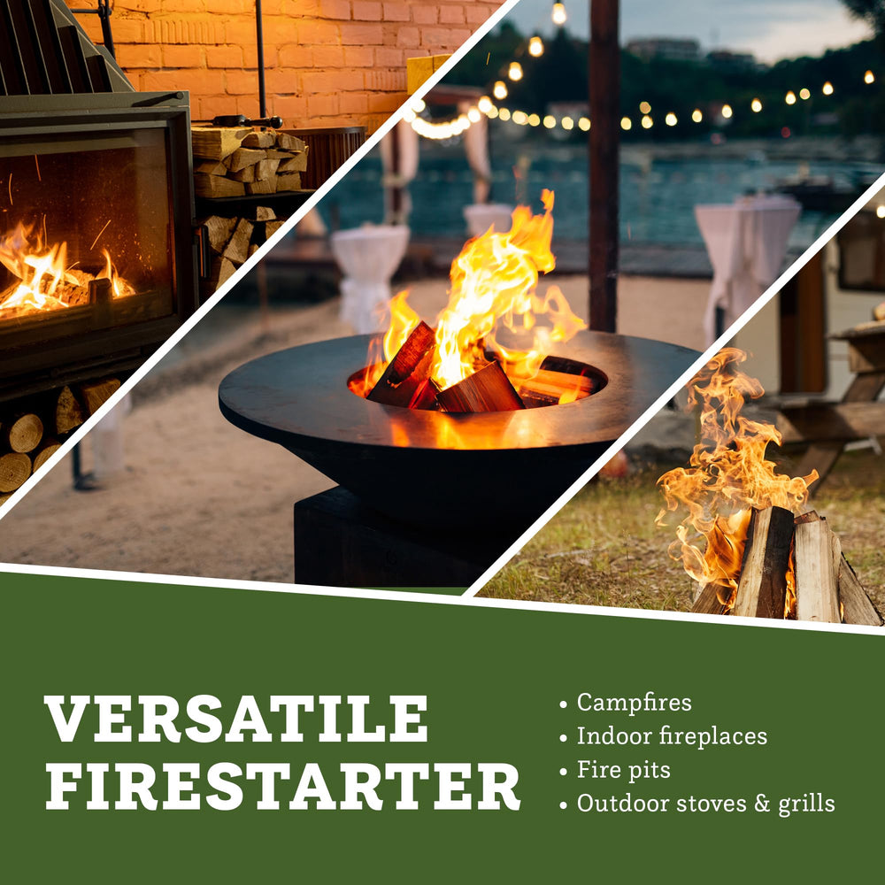 Double Tree Fire Starter Sticks support hassle-free fireplace and campfire setups