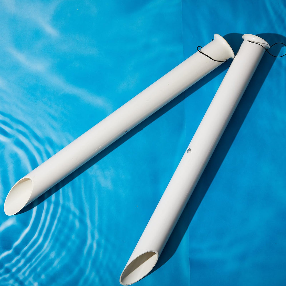 DoubleFill 4-pack coastal sand spikes ready for beach, river, and sandy shoreline setups.