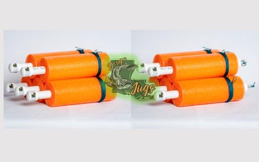 Doug's Jugs orange cat jug in a 10-pack for multiple rigs