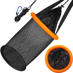 Dovesun 5 Gal Floating Fishing Basket with foam float and cord