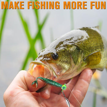 Paddle tail swimbaits 2.5 inch with glitter in vibrant colors