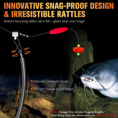 Dovesun 2oz dragging weight kit for catfish rigs