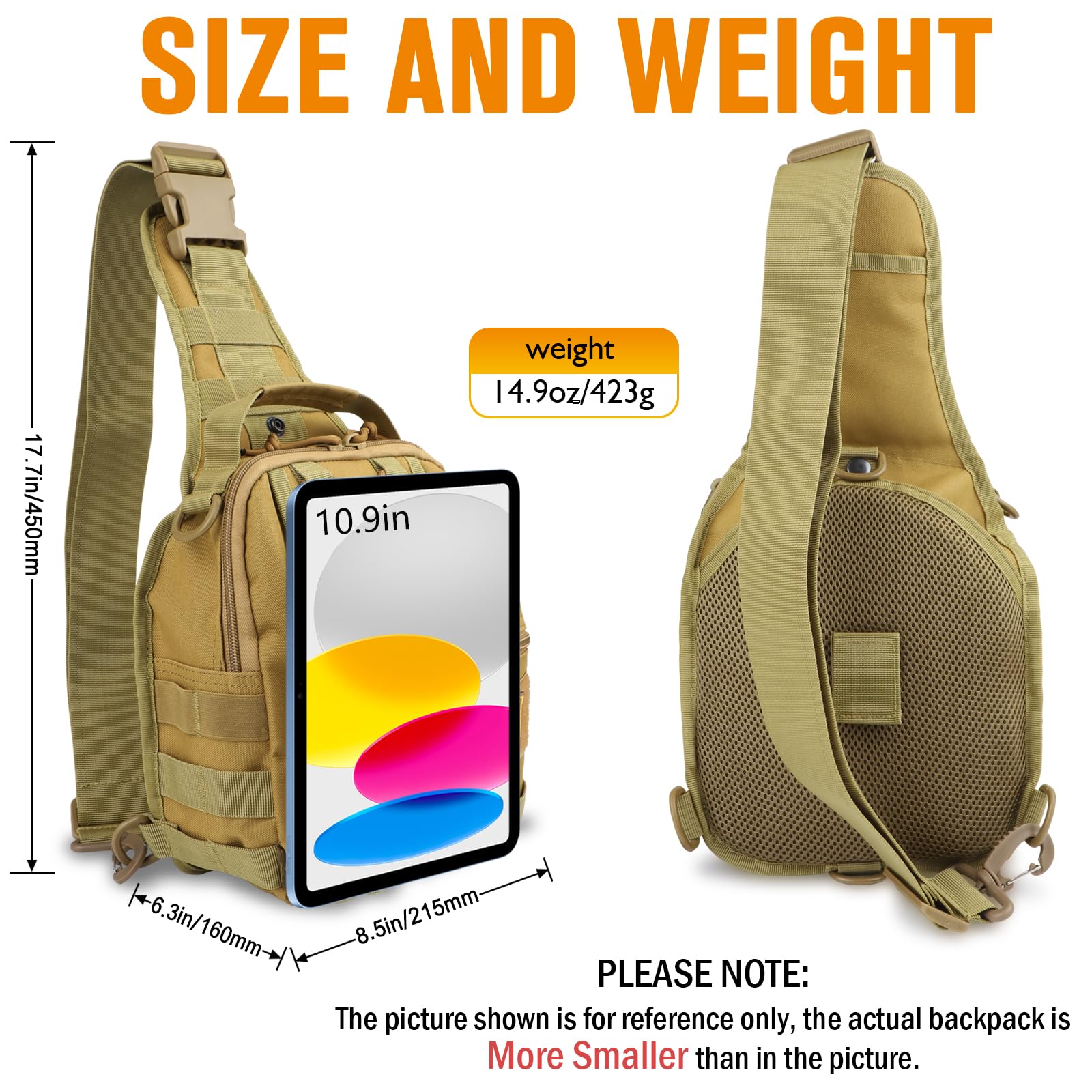 Back view showing padded mesh back for comfort