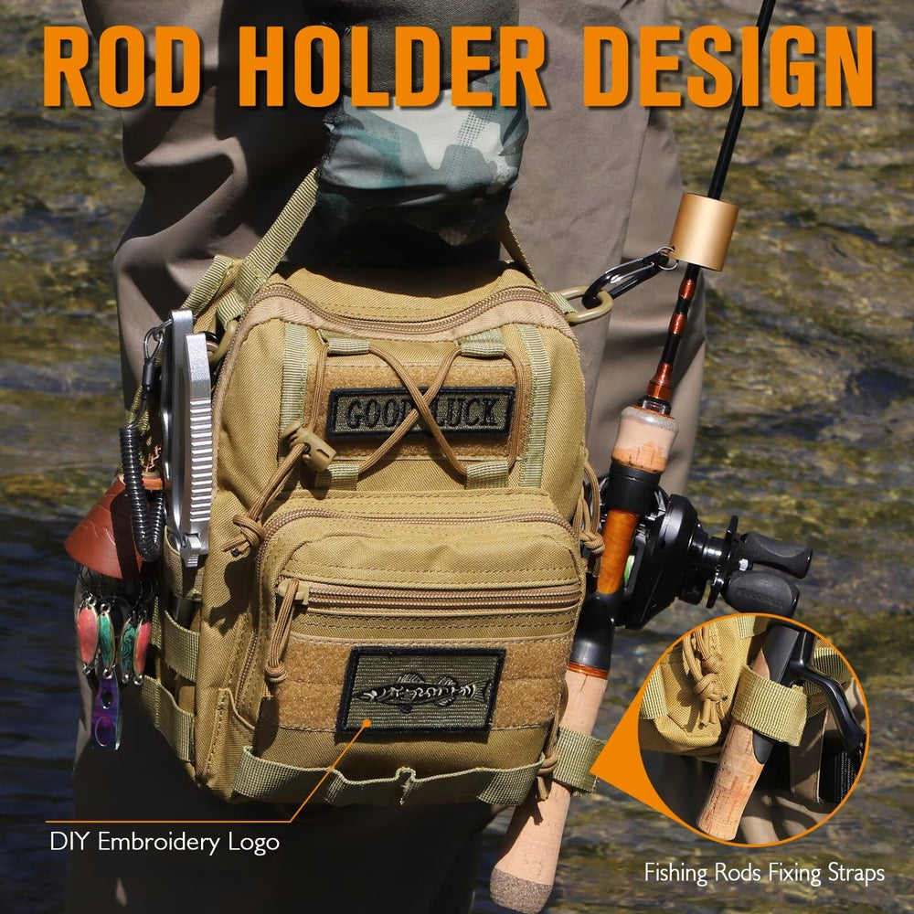 Interior organization for tackle, reels, and accessories