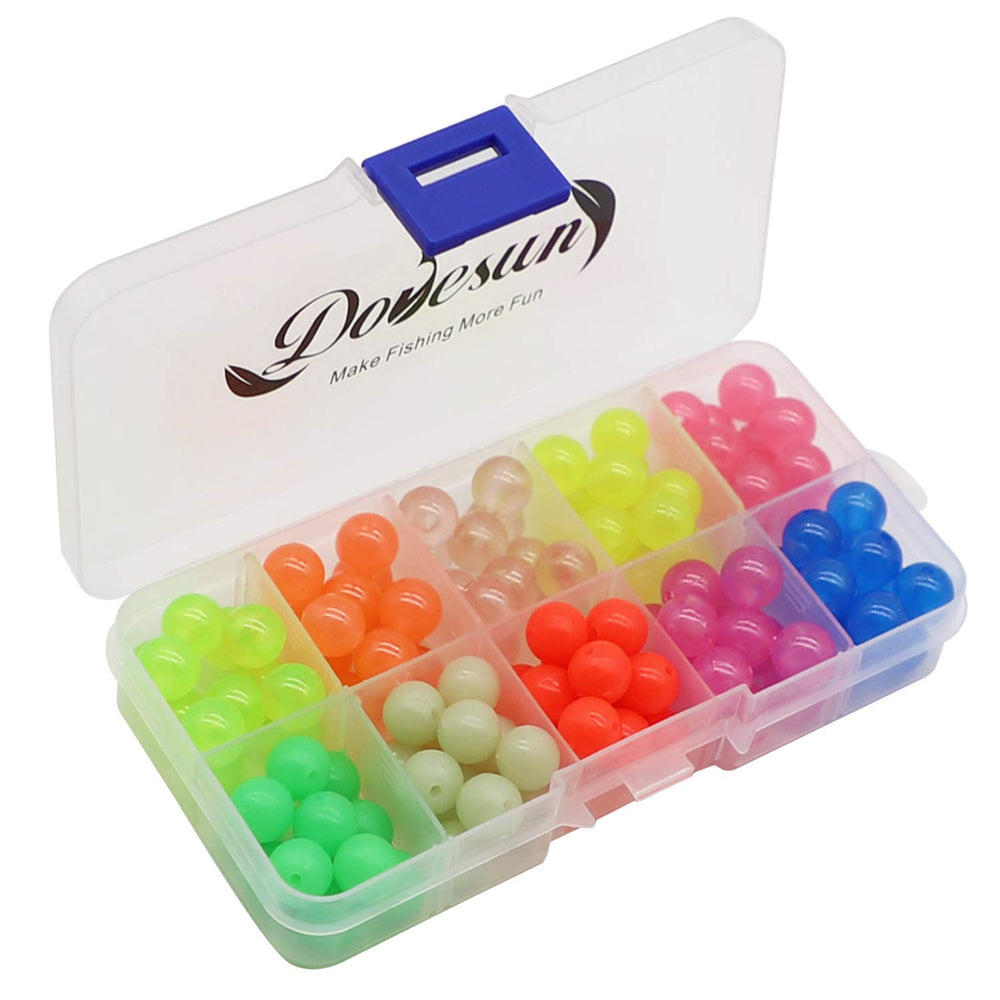 Beads shown with box ready for rig assembly