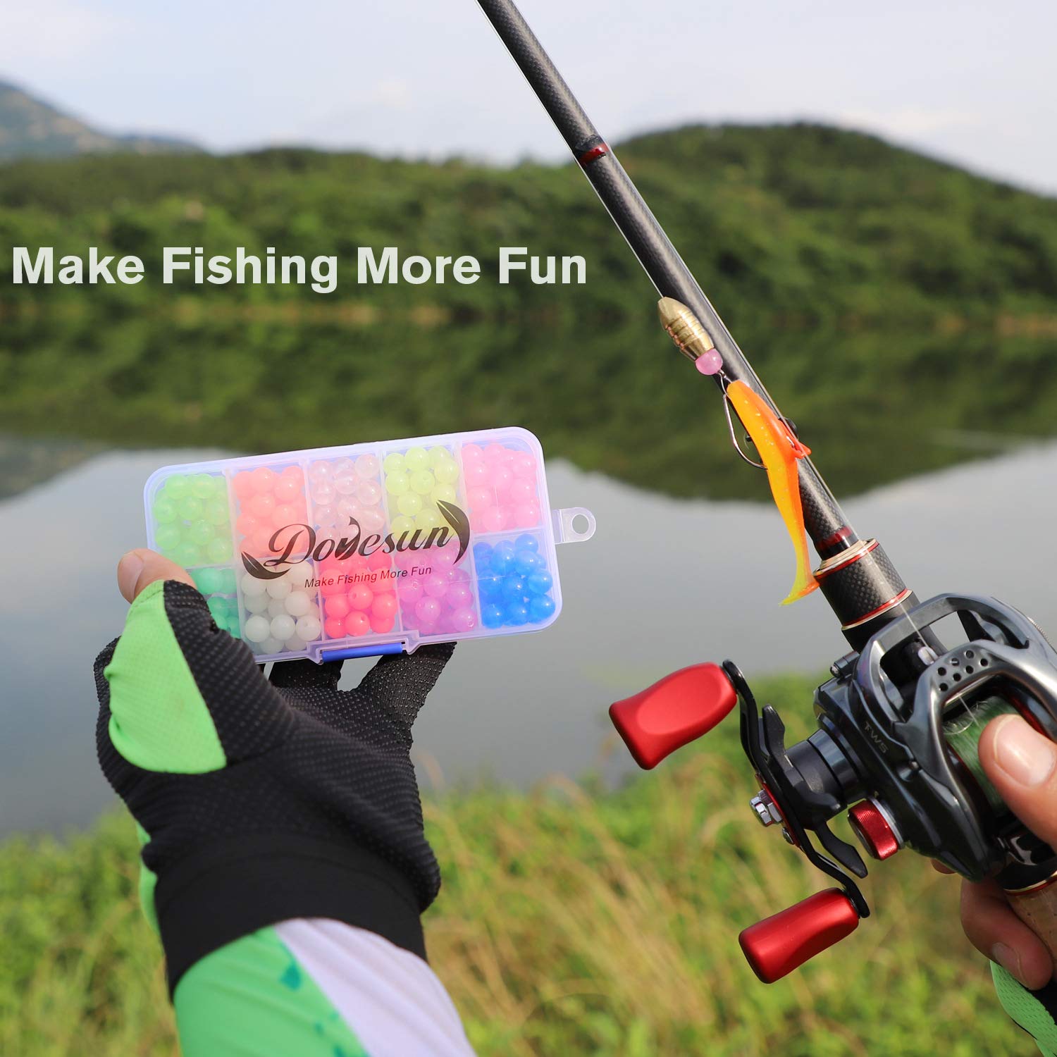 Beads storage box for Dovesun fishing beads