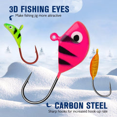 Close-up of glow in the dark diamond nose jig