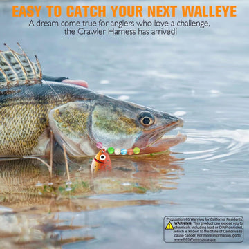 Assorted blades and glow beads for Dovesun Walleye Rigs