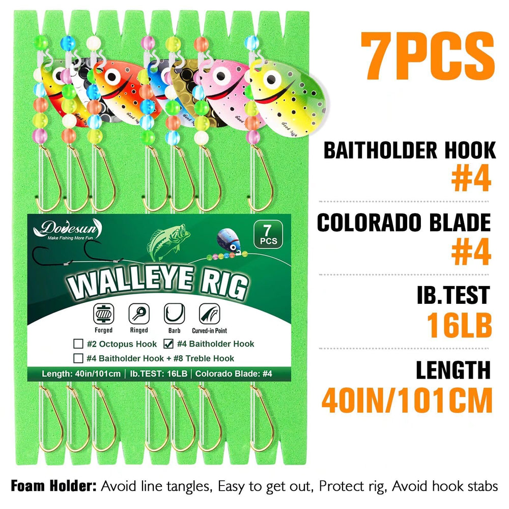 Three hook combinations for Walleye Rigs