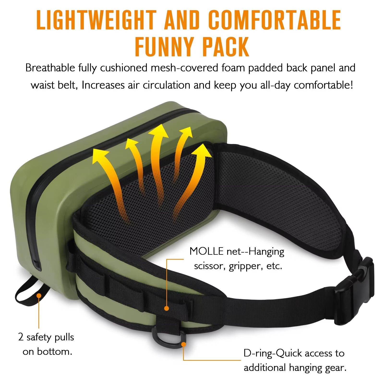 Dovesun molle-net-accessory-hanger shows utility for tools and clips.