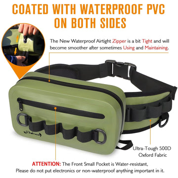 Main compartment showing MOLLE net and D-ring