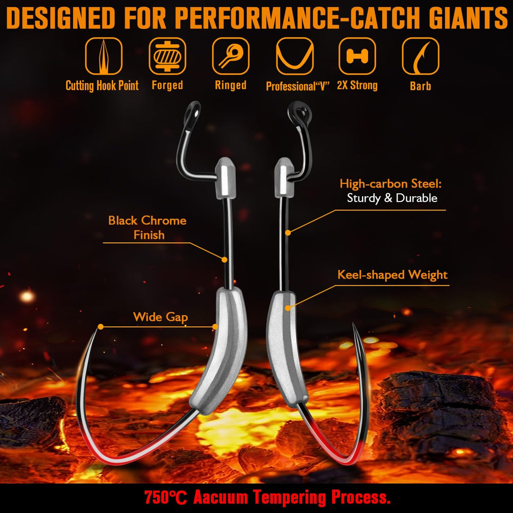 High carbon steel construction and black nickel finish