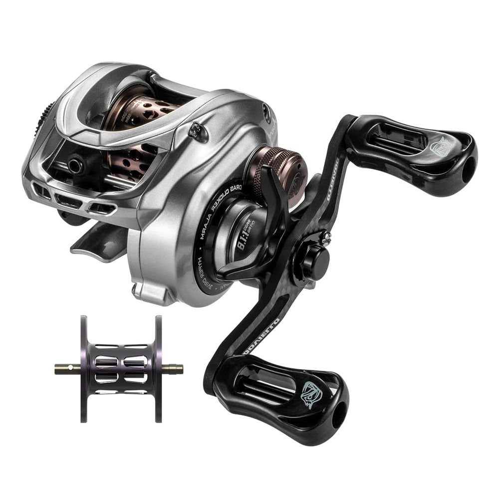 DOVIELLO HICC50 reel body; feather-light design improves all-day comfort on long sessions