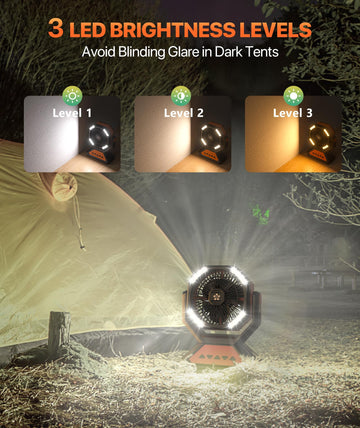 Doviluxe rechargeable fan remote-control use for easy adjustment.