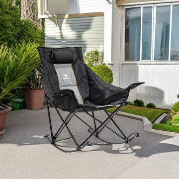 Dowinx oversized rocking chair carry bag illustrates simple transport and storage convenience